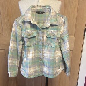 Makers Market Plaid Jacket - Blue, Green, Cream
